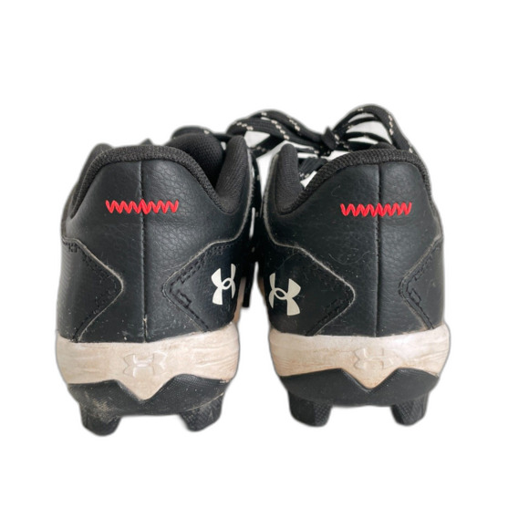 Youth Boys Under Armour Leadoff Black Low Rim Baseball/Soccer Cleats Size 12K - Picture 6 of 15